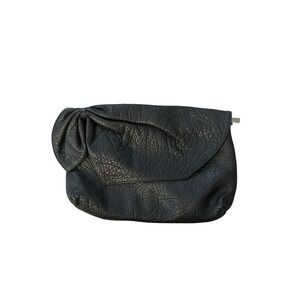 Inge Christopher Margo Santorini Clutch Black Leather